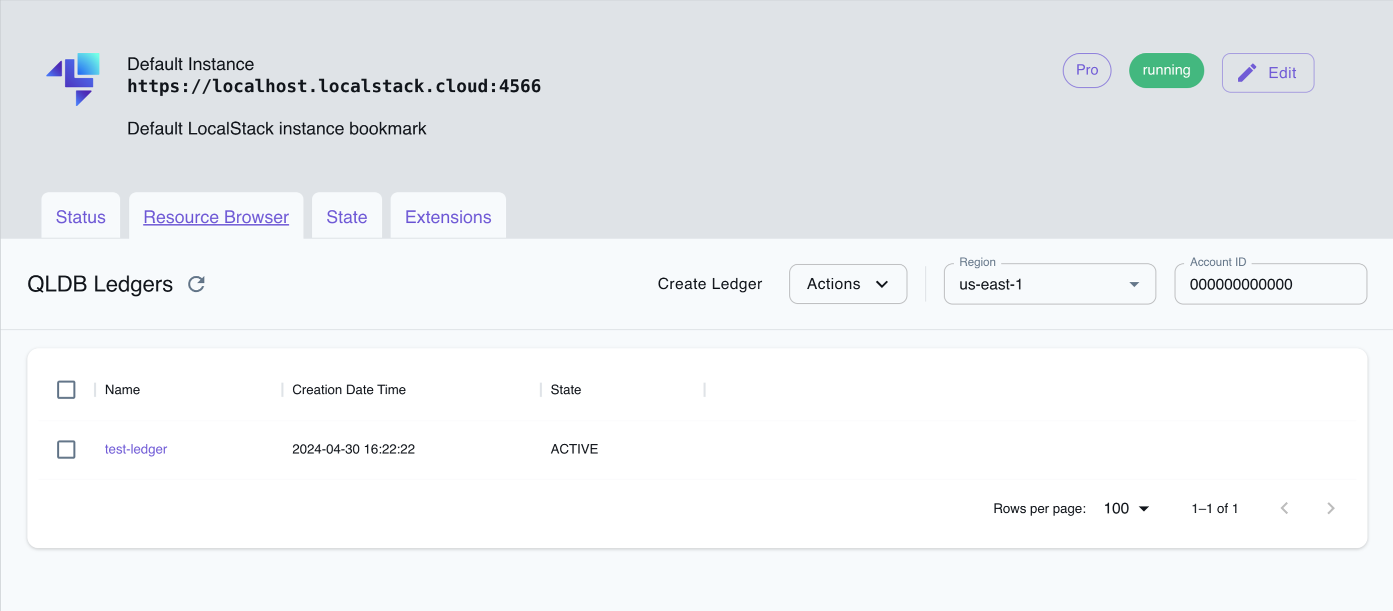 QLDB Resource Browser